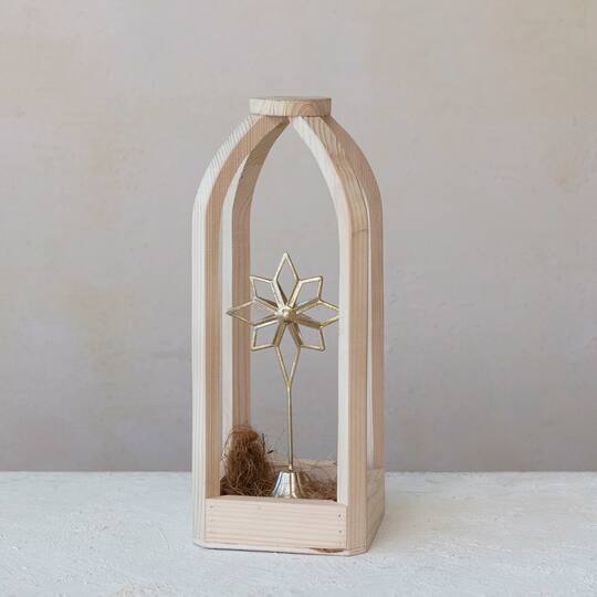 Hello Honey® 10.25" Gold Metal Star Decor on Stand